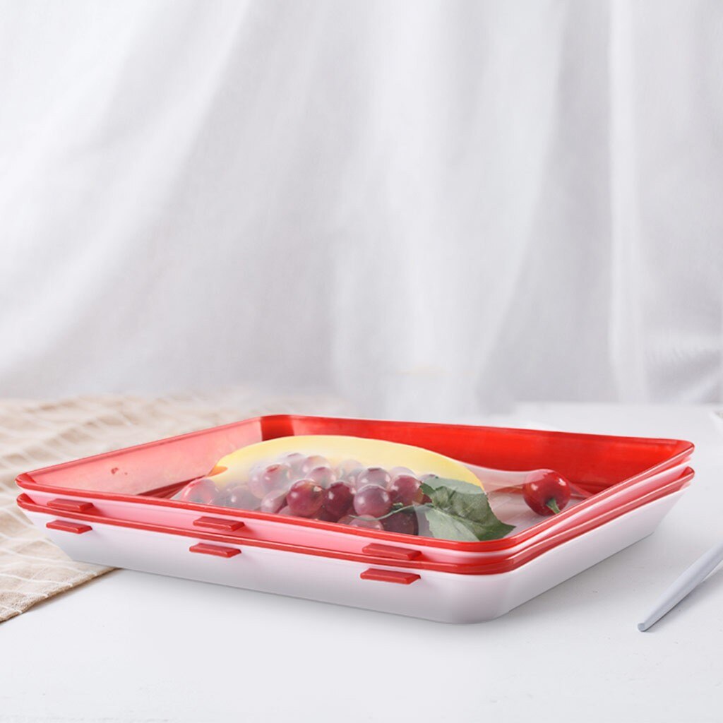 environmental protection PP Fresh tray Pollution Prevention Food Vacuum Preservation Tray 2 Colors #1981