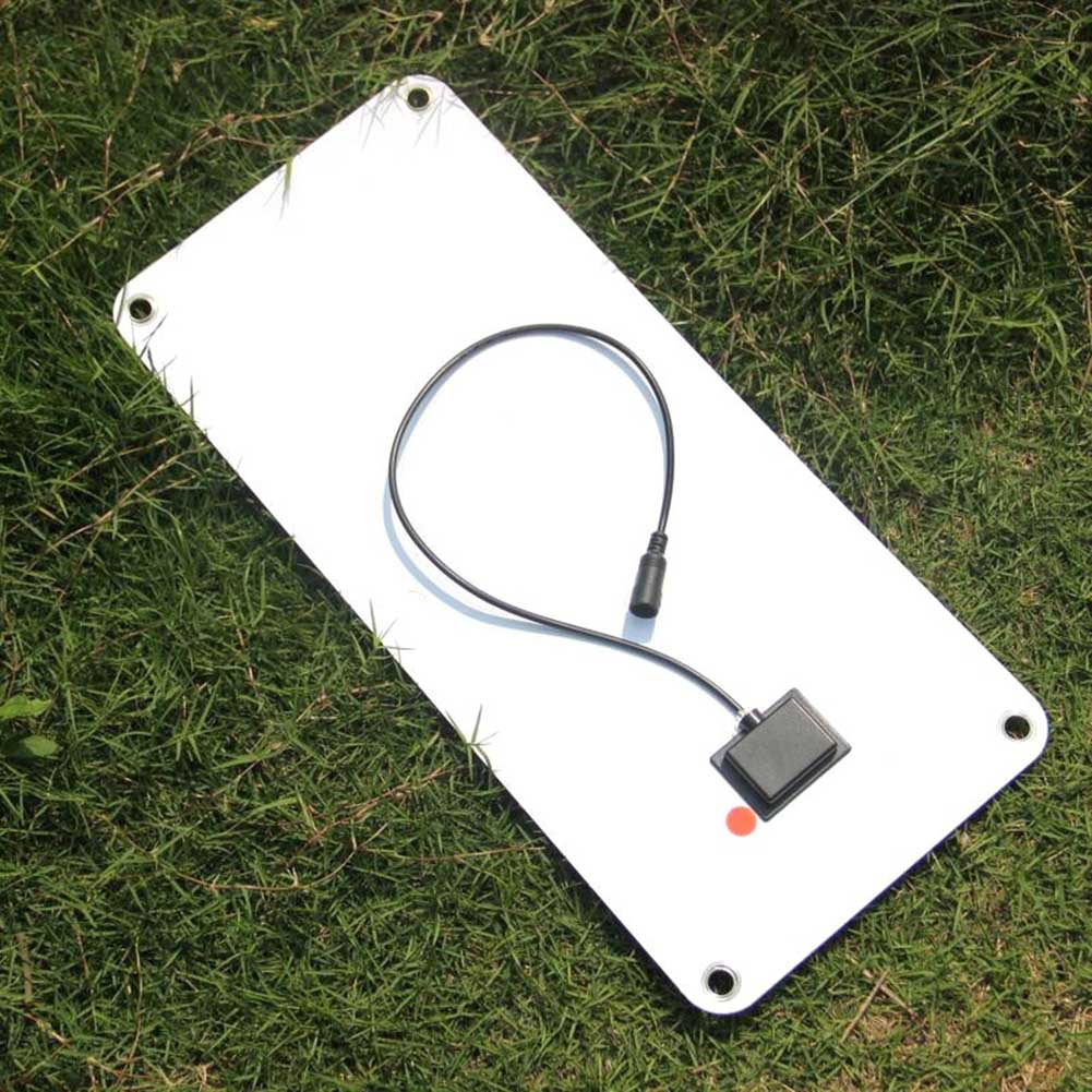 20W Solar Panel 12V to 5V Battery Charger USB for Car Boat Caravan Power Supply --M25