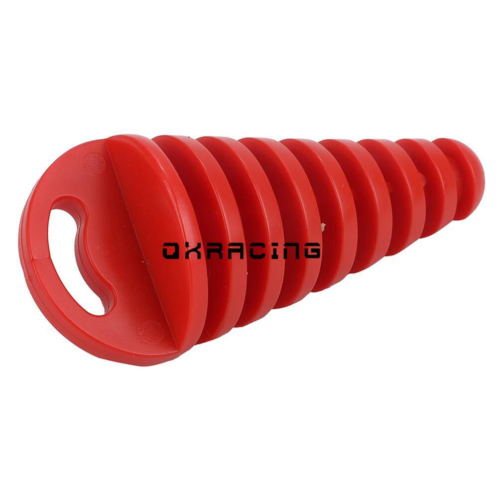1 stk pvc air-bleeder stik udstødning lyddæmper lyddæmper vaskeprop rørbeskytter motorcykel udstødningsrør motocross udstødning