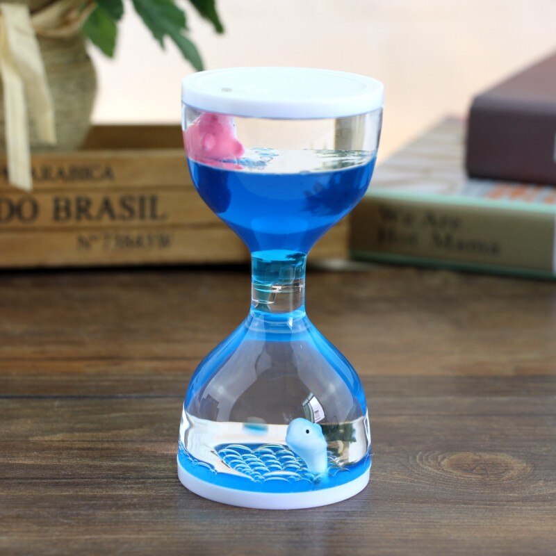 Animal marin , grande tasse, gouttes d&#39;huile, sablier, minuterie, ornement du musée marin, d&#39;anniversaire pour enfants: Blue