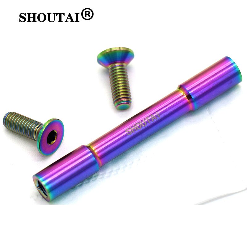 SHOUTAI – fourche arrière de vélo en alliage de titane, ensemble de pivots et boulons pour pièces de vélo Brompton