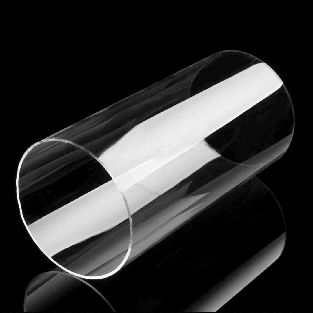 1pc 100mm od 95mm id diameter akrylglas lucit rør 200mm længde klart akryl rør til økologiske produkter lamper bygning