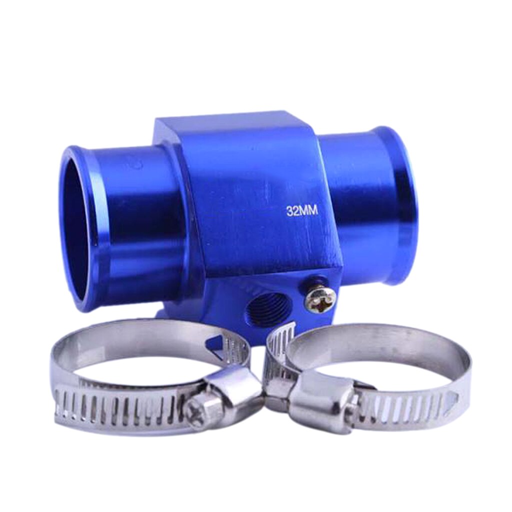 Water Temp Gauge Radiator Joint Pipe Hose Sensor Adaptor Temperature-Select Size: 32mm