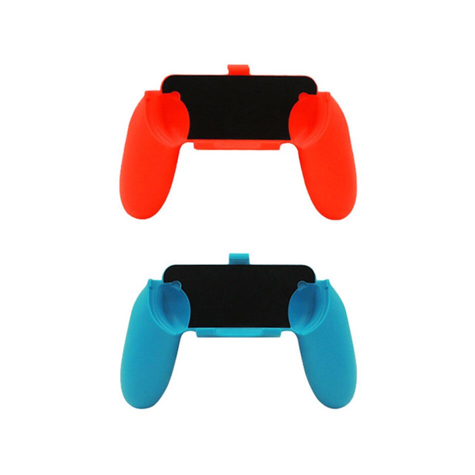 Controller Grips Joy-Con Case For Nintendo Nintend Switch Joy Con Handle NS N-Switch Game Console Accessories Kit Elf ball bag: Gamepad Red Blue