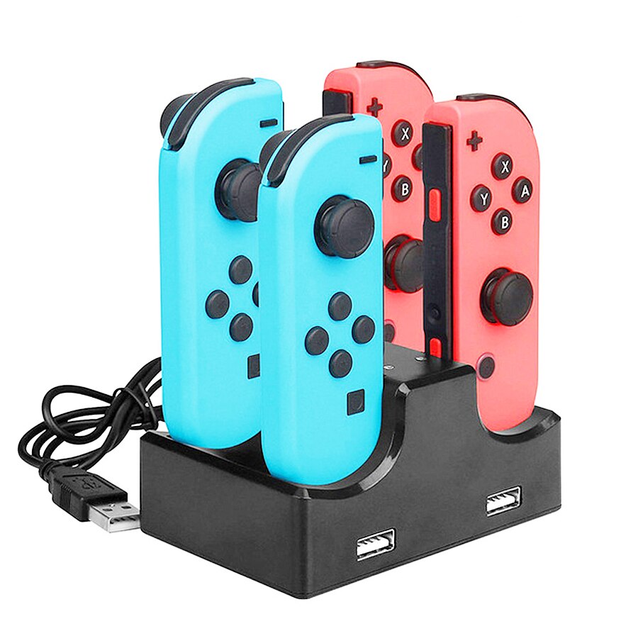 9 In 1 Kit Grote Beschermhoes Opbergtas Voor Nintendo Switch Console Charger Handgrepen & Stuurwielen Crystal Shell stand