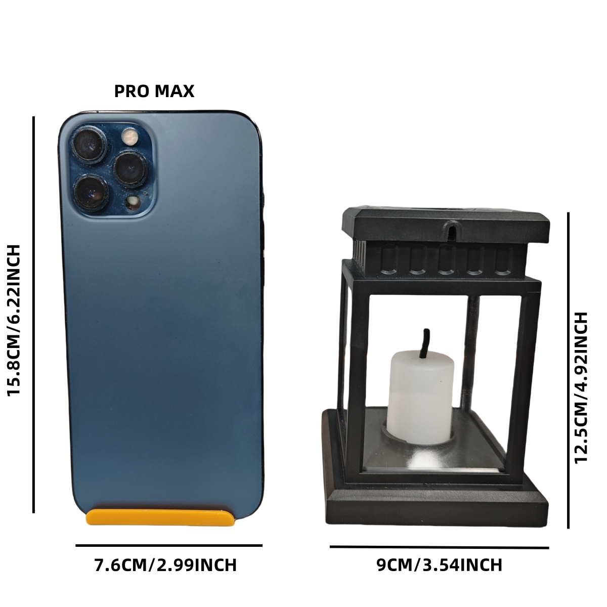 1pc Solar Lantern Outdoor Garden Hanging Lanterns Waterproof LED Mission Lights For Halloween Christmas Decorations