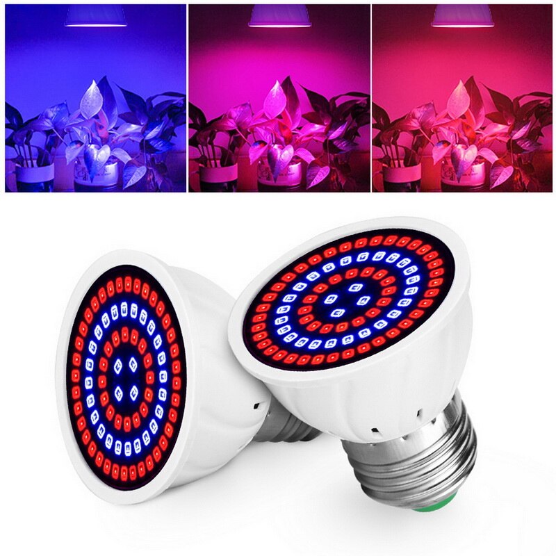 Gu10 led 220v plantenlampen  e14 kweeklampen  e27 hulp  mr16 fytolampen led 3w volledig spectrum hydrocultuur kweektent voor binnen