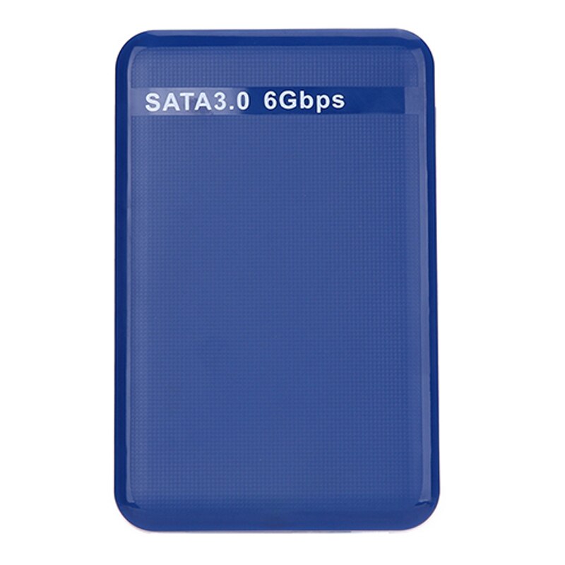 HDD Case Portable Tool Free 2.5 Inch External Hard Drive Enclosure USB 3.0 to SATA III 6Gb 2.5&quot; Laptop HDD SSD Case Support UASP: USB 3.0 Blue