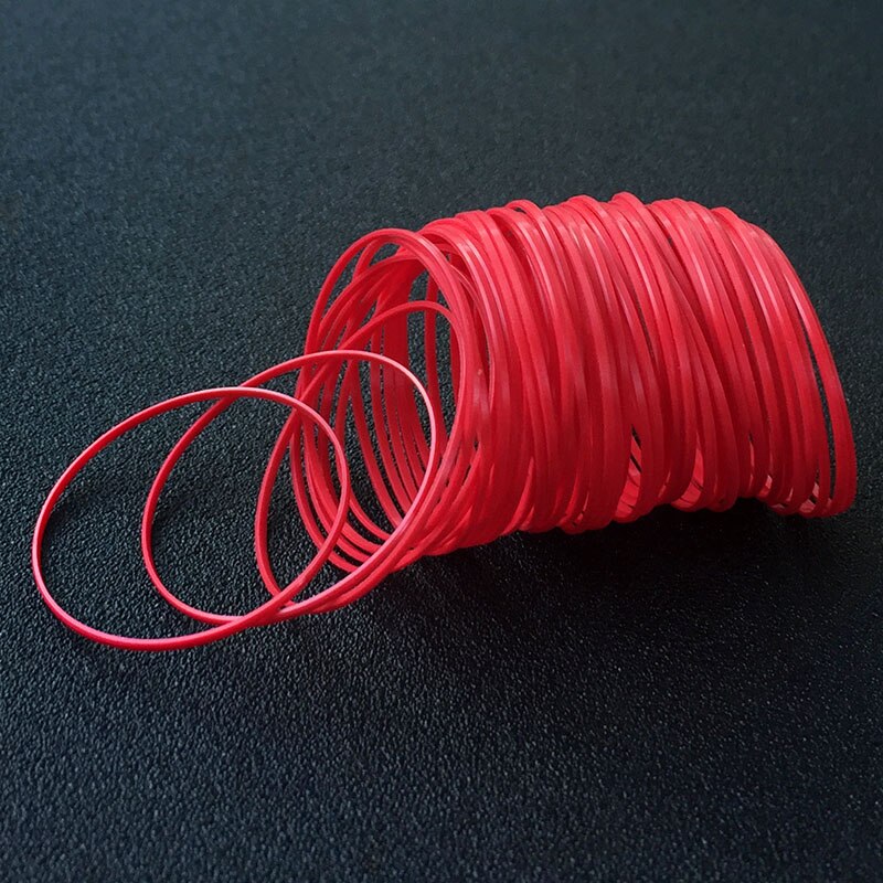 Joint torique rouge pour boîtier de montre Tissot T063, 1 pièce, 36-40mm Dia 0.9mm de haut 0.6mm
