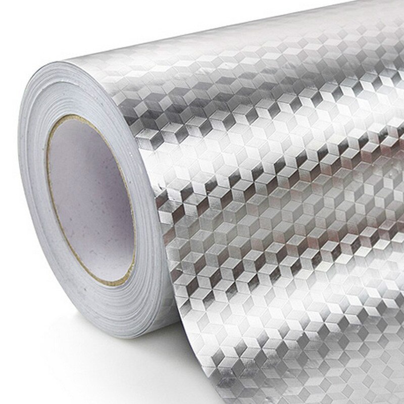 40x10 0/200 Cm Keuken Stickers Waterdichte Olie-Proof Aluminiumfolie Fornuis Kast Zelfklevende Diy behang Muursticker: Type B / 40x200cm