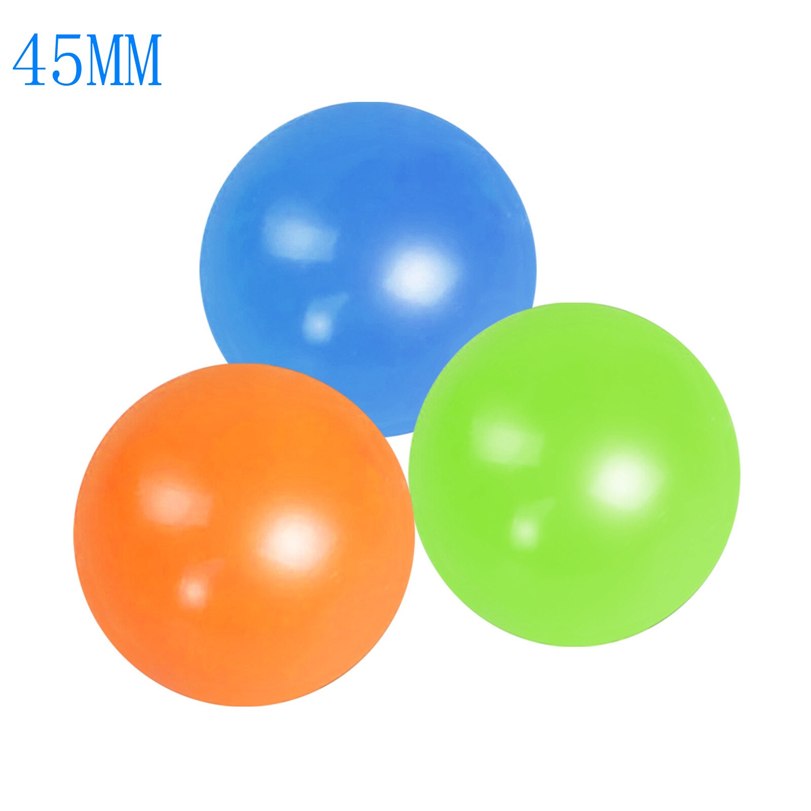 Stick Wall Ball Stress Relief Ceiling Balls Squash Ball Globbles Decompression Toy Sticky Target Ballceiling Light Ball наруто: L