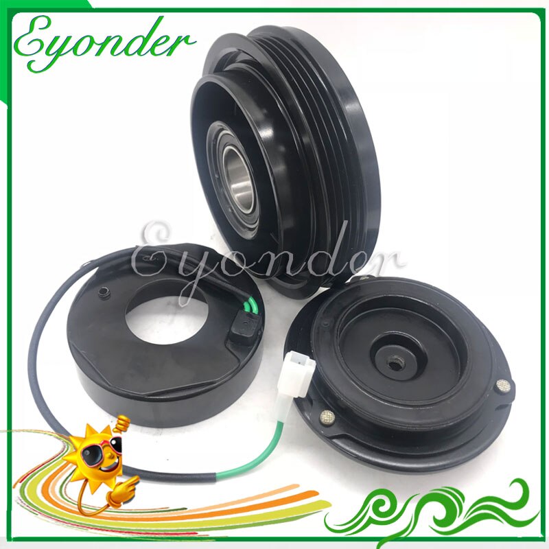 AC A/C Air Conditoning 10PA15C Compressor Magnetic Electromagnetic Clutch Pulley 24V 4PK 4PV for Doosan excavator