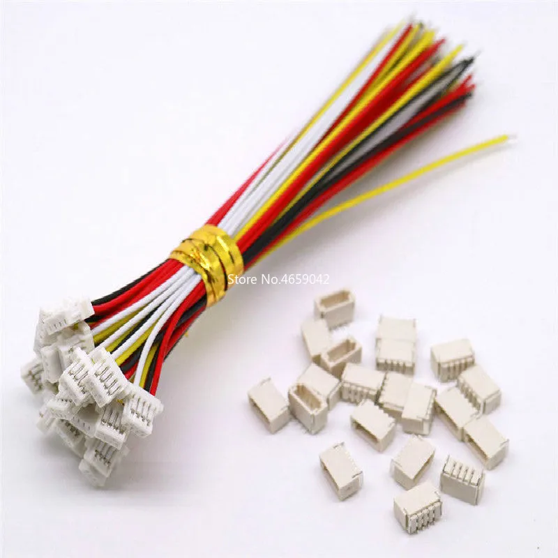 5 Sets Mini Micro Jst SH 1.0mm 2Pin 3/4/5/6/7/8/9/10P JST Connector met Draden Kabel
