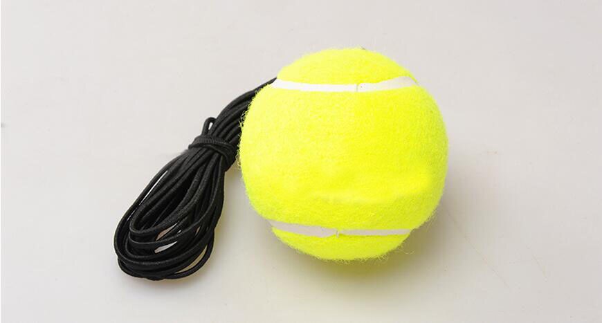 Outdoor Tennis Training Ball Elastic Rubber Band Tennis Ball Trainer With Plastic Base