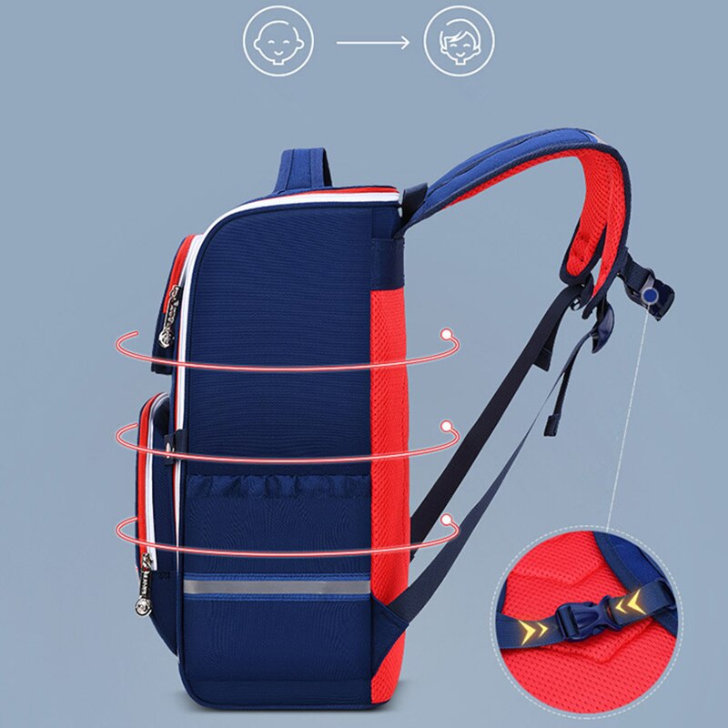 Großer, wasserdichter Oxford-schulrucksack für jungen und mädchen, komplett offen, Ich bin angesagten weltraum-Entwurf, Ideal für schüler und studenten.