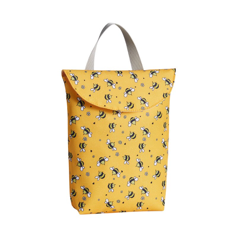 Multifunktionale Baby Windel Taschen Reusable Wasserdichte Windel Organizer Tragbare Große Kapazität Mumie Tasche: yellown duck