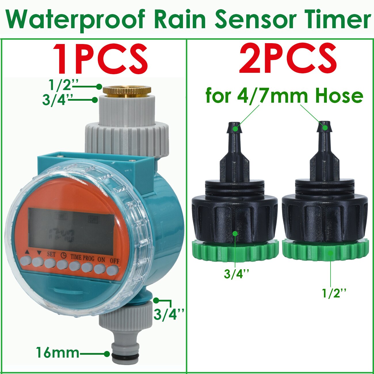 KESLA Waterproof Rain Sensor Water Timer Irrigation Automatic Garden Electronic Irrigator Watering Controller System Greenhouse: Waterproof Rain-C