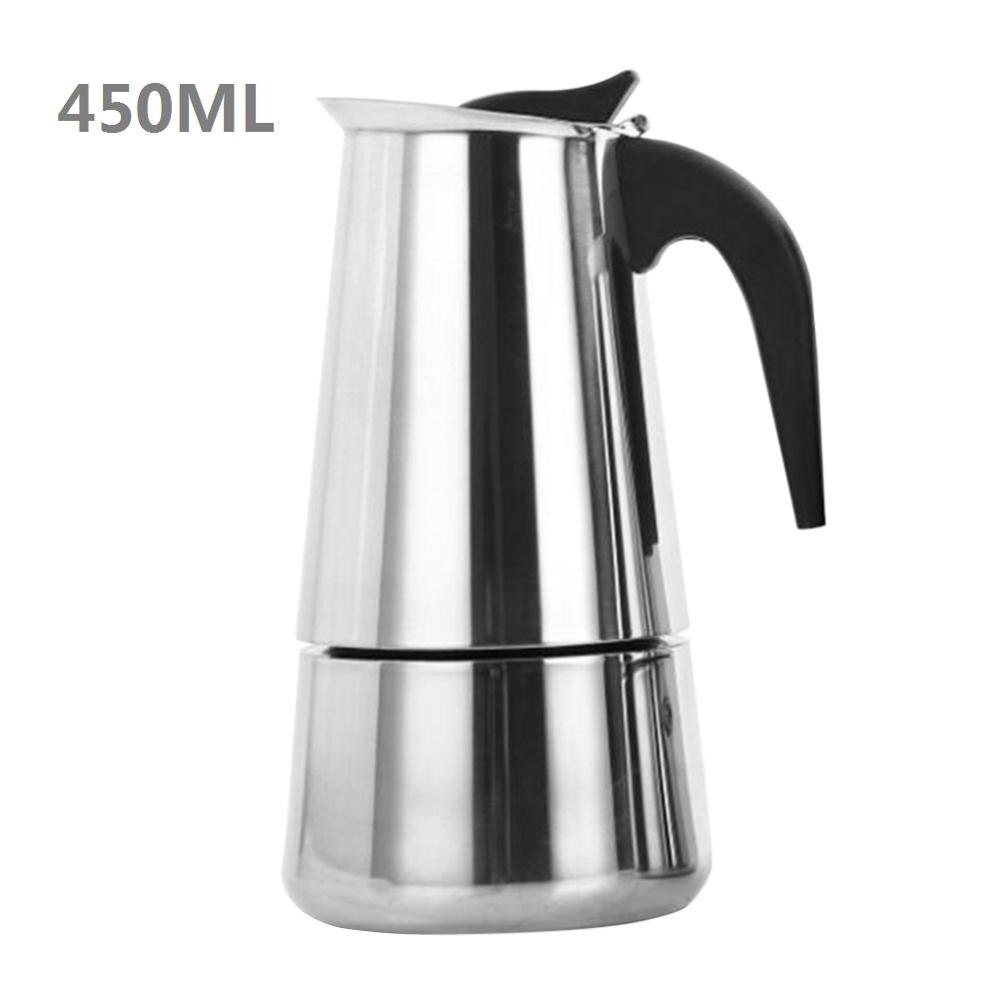 450/300/200/100ML Stove Top Moka Coffee Pot Stainl... – Grandado