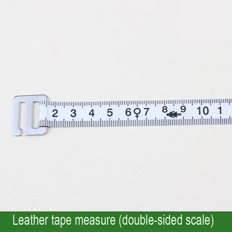 Dual function BMI measuring leather tape measure Waist circumference ruler health and beauty measurement tape measure fitness