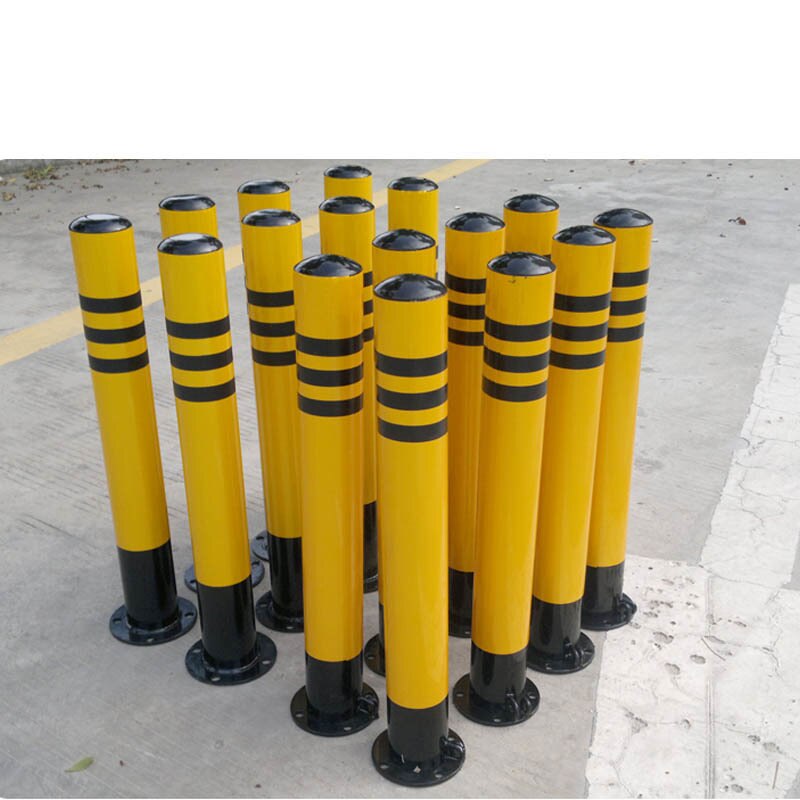 Road Construction Equipment, Steel Round Pipe Active Traffic Pile / Post With Spiral Bottom