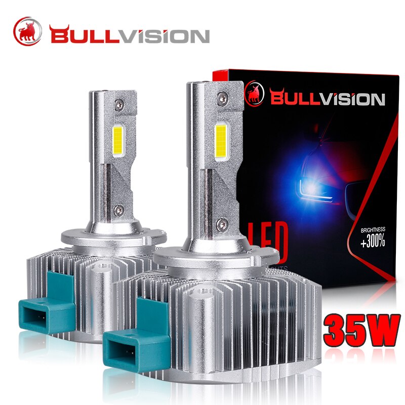 Bullvision D3S LED Scheinwerfer HID D1S D2S D4S D5S D8S D1R D2R D3R Turbo LED 35000LM Zwei-seitig CSP chip 6500K Weiß 90W Plug &amp; Play: 35W bulb 20000Lm / D8S