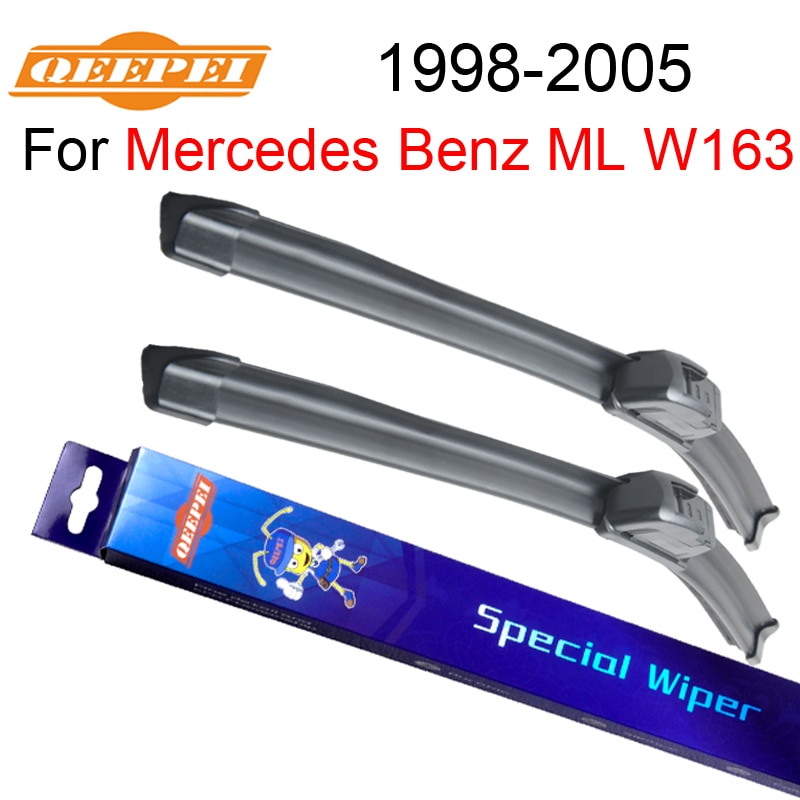 Qeepei Voor Mercedes Ml W163 1998-2005 22 ''+ 22'' Auto Ruitenwissers Accessoires Voor Auto Rubber Voorruit ruitenwisser, CPU105