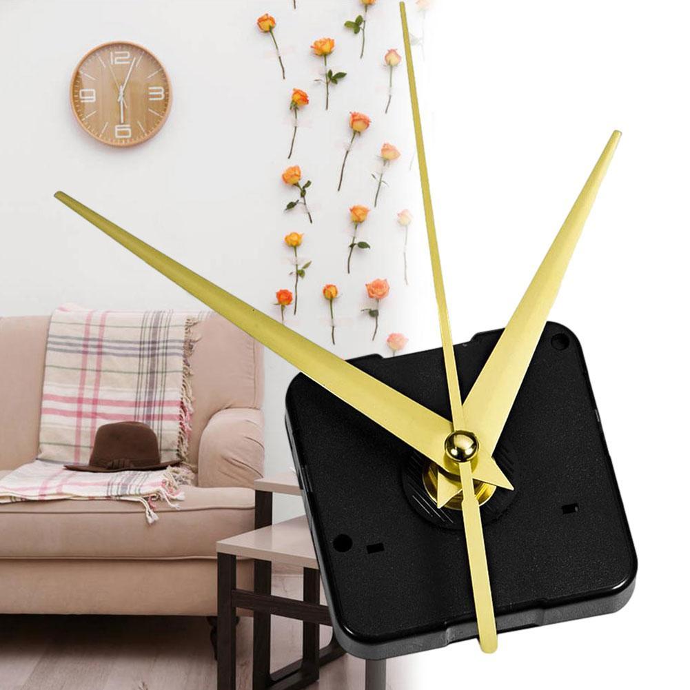 Golden color Silent Large Wall Clock Quartz Clock Movement Mechanism Hands clock Repair Tool Parts Kit Set DIY Clock movement
