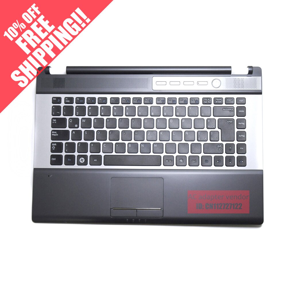 Voor Samsung RF410 RF411 Laptop Toetsenbord Palmrest Met C Shell Gary Zilver