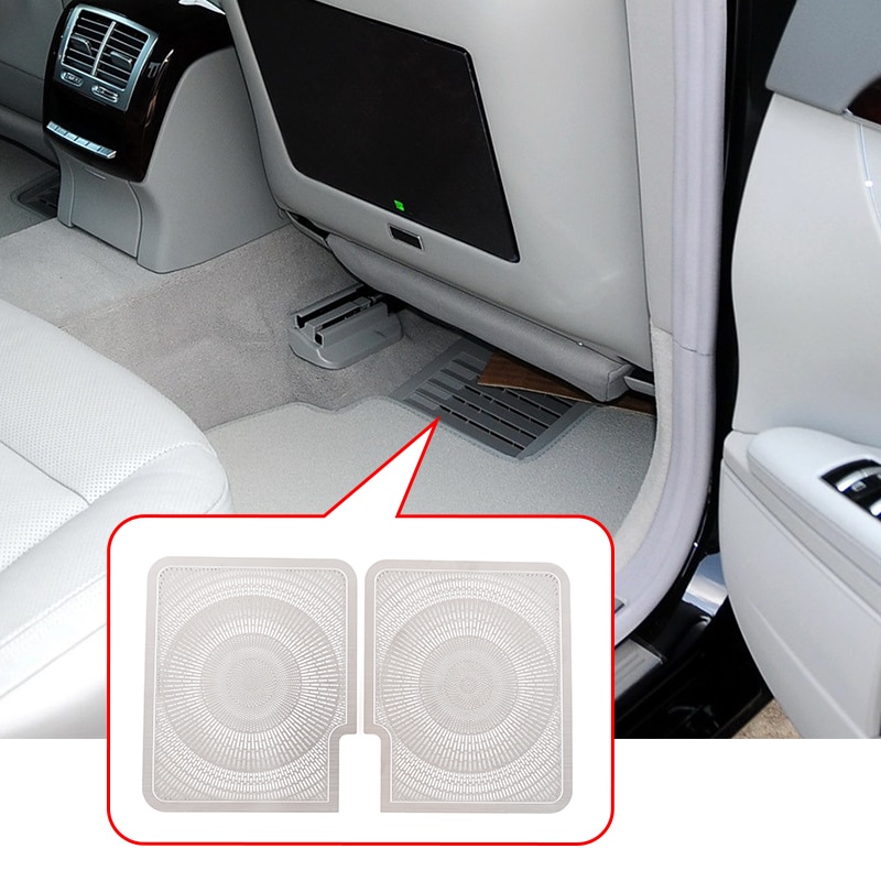 Autostoel Onder Luchtuitlaat Frame Bekleding Accessoires Rvs Zilver Voor Mercedes-Benz S Klasse W221