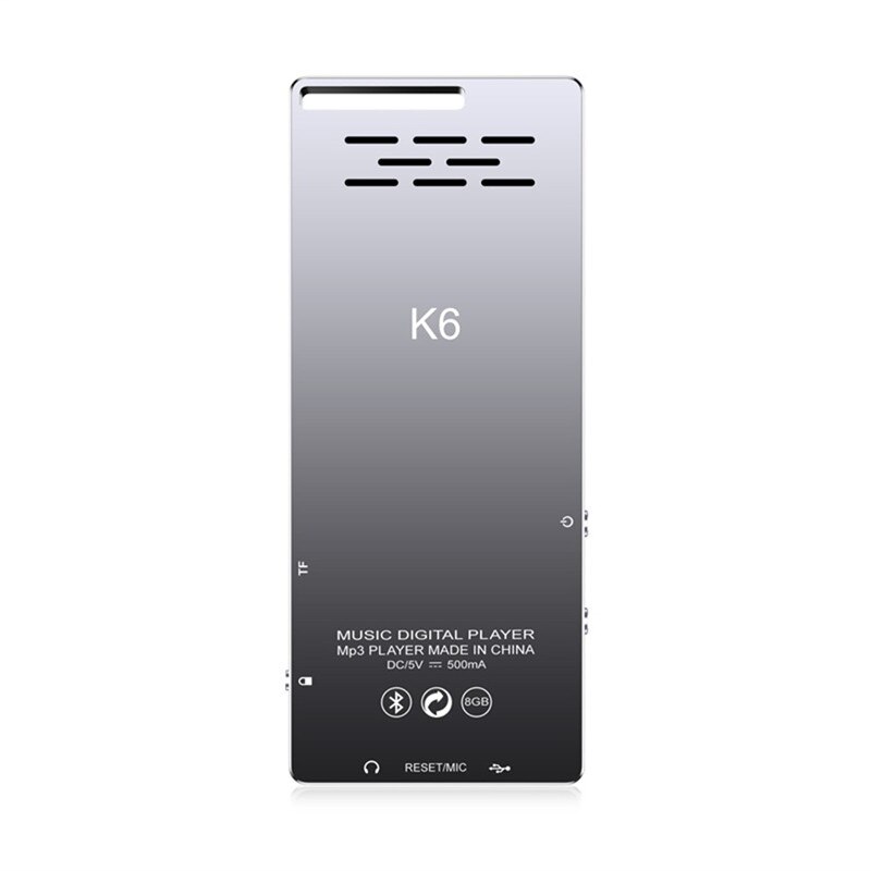 Mp3 / Mp4 Bluetooth Sports Player 8Gb 1.8 Inch Contact Screen Music Player Metal Backlit Multi-Function Fm Radio Playback A50