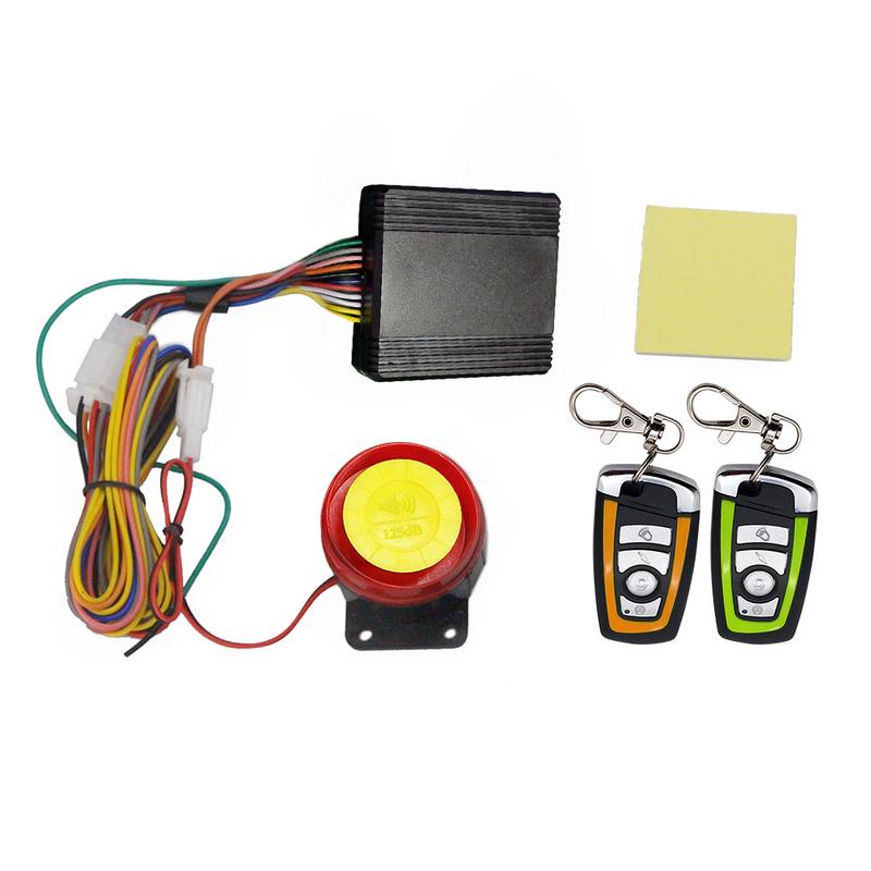 12V Motorrad Alarm System Anti-Diebstahl Sicherheit Alarm Schutz Fernbedienung 150M Universal--Roller Zerhacker Motor- Fahrrad