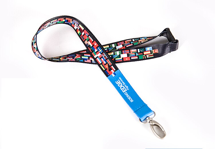 Nuovo Boeeing/Jeppesen Internazionale Universale Del Mondo di Bandiera Nazionale Cordino, multi-colore fionda per volo equipaggio di Cassa di Carta ID