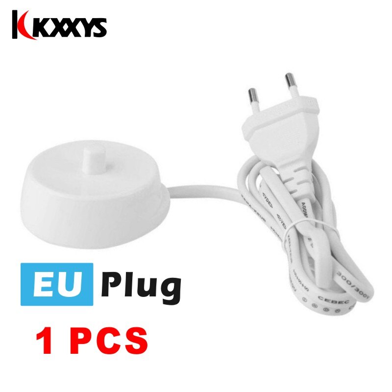 Vervanging Elektrische Tandenborstel Oplader Model 3757 110-240V Geschikt Voor Braun Oral B D12 D17 OC18 D20 D29 d34 Opladen Cradle: EU  1pcs