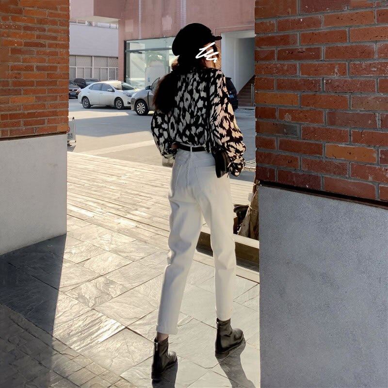 XITAO-Blusa holgada informal con manga larga para Primavera, camisa con estampado Vintage para mujer, con estampado de diosa y senos, DMY2975,