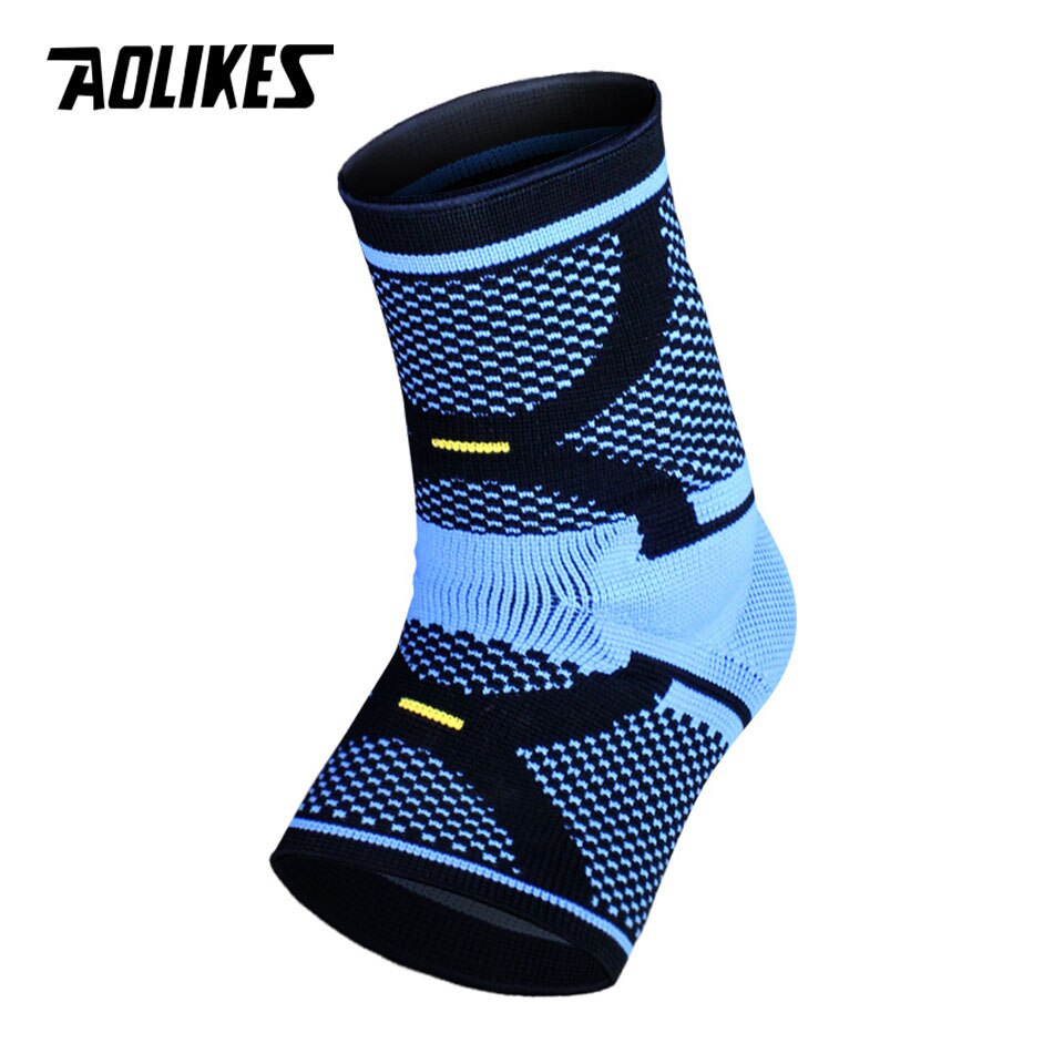 AOLIKES-tobilleras deportivas antiesguinces, 1 unidad, protección elástica para los tobillos, baloncesto, fútbol, bádminton