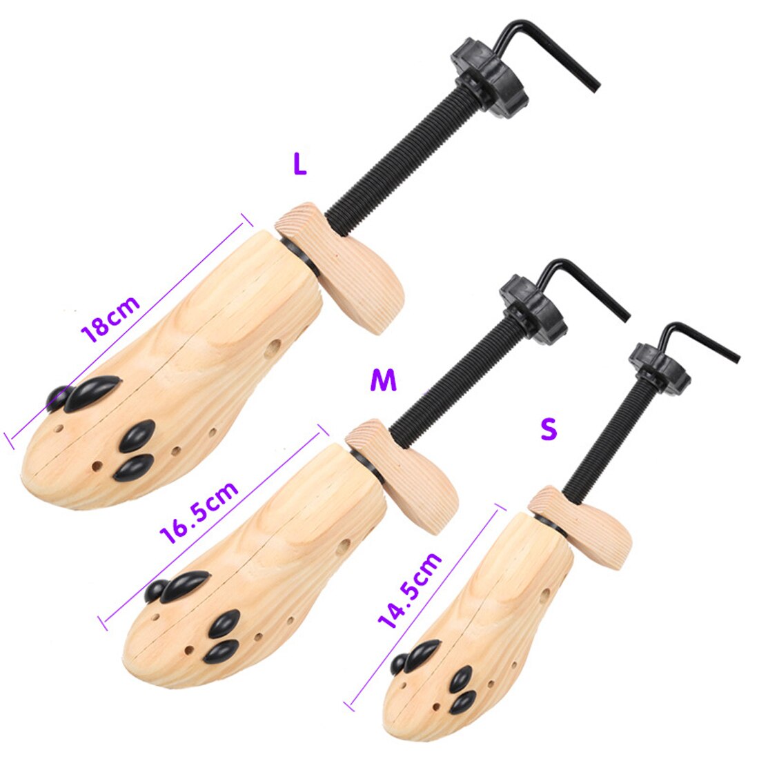 1 Pc Houten Schoenen Ondersteuning Verstelbare Vormige Vaste Schoenen Ondersteuning Zonder Vervorming Hout Schoenen Ondersteuning Expander 2-Way Brancard