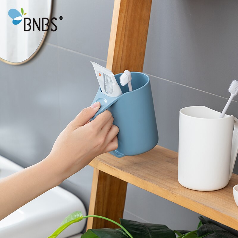 Bathroom Simple Plastic Toothbrush Cup Travel Portable Mouthwash Cup Brush Teeth Cups Home Garden Bathroom Accessories