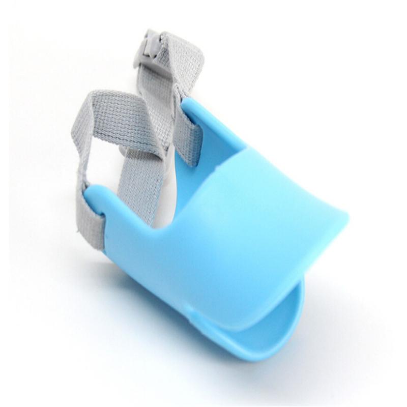 Novelty silicone cute duck mouth dog mask muzzle Bark bite stop anti-bite mask For Pet dog