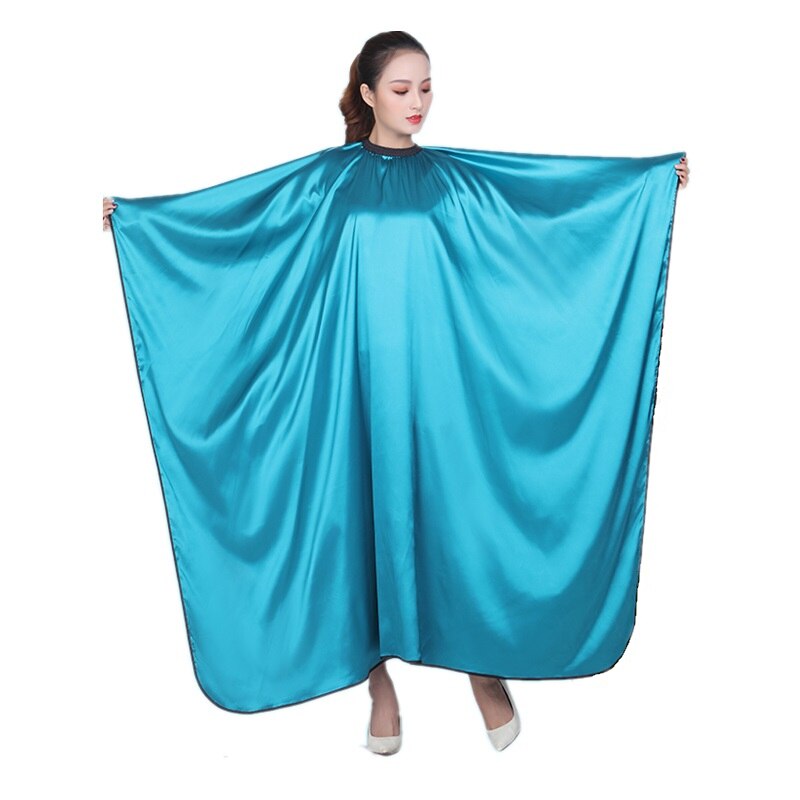 Salon Haircut Cape Adult Silk Waterproof Hair Dyeing Cutting Perming Styling Hairdresser Hairdressing Barber Apron