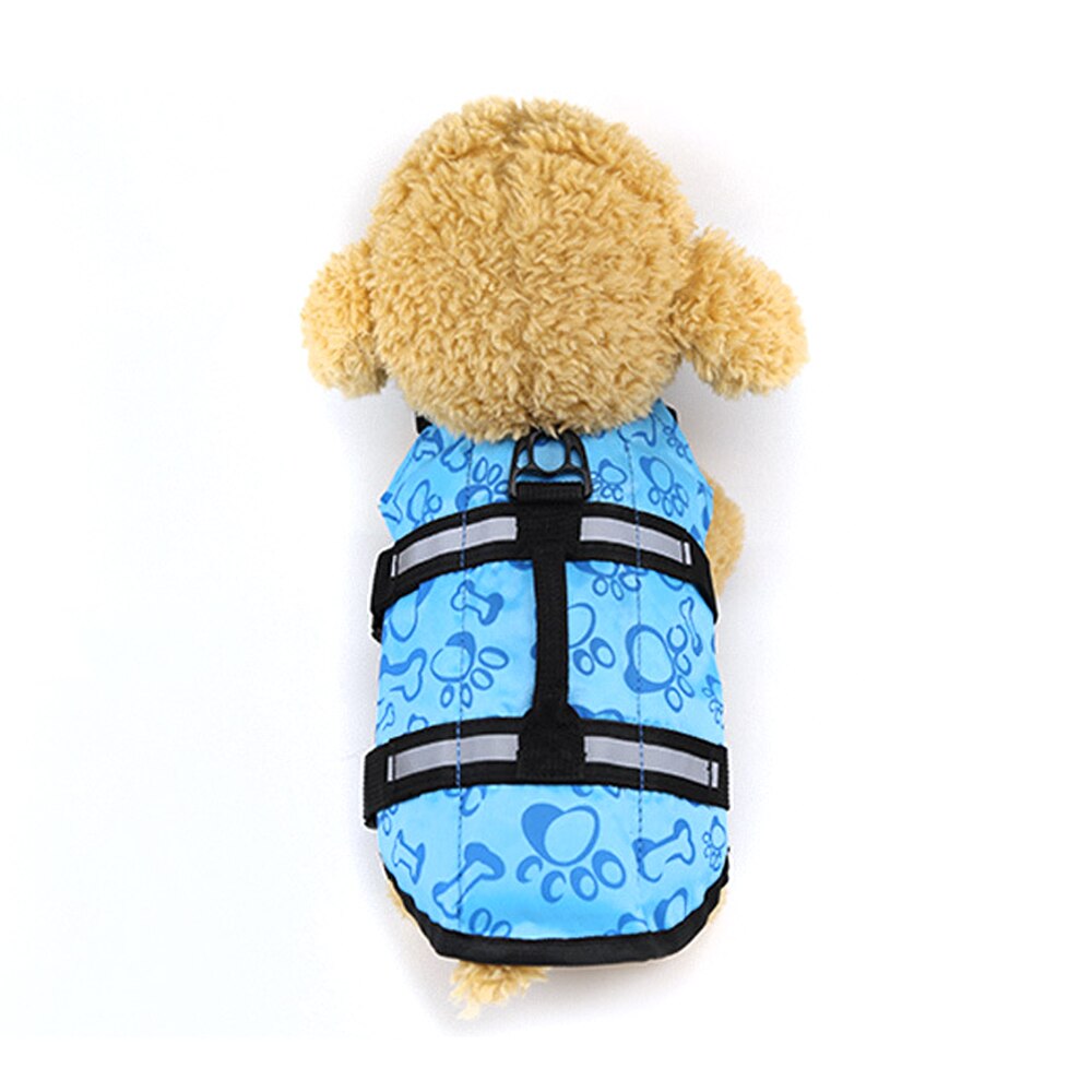 Puppy Rescue Swimming Wear Safety Clothes Vest Swimming Suit XS-XL Outdoor Pet Dog Float Doggy Life Jacket Vests: blue / XS