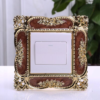 86 europeisk bryter lim smart deksel akryl stue stikkontakt erme bryter panel dekorere erme støvtett: 3