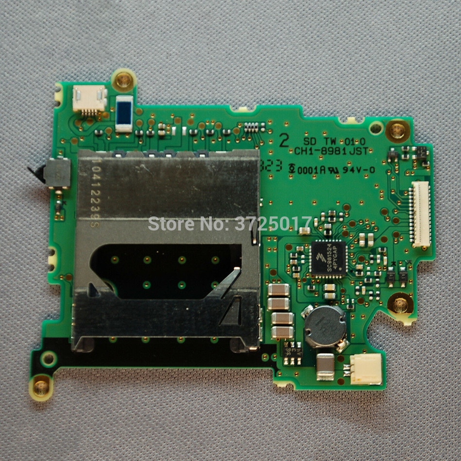 Usado sd placa de cartão memória pcb peças para canon eos 600d rebel t3i beijo x5i ds126311 slr