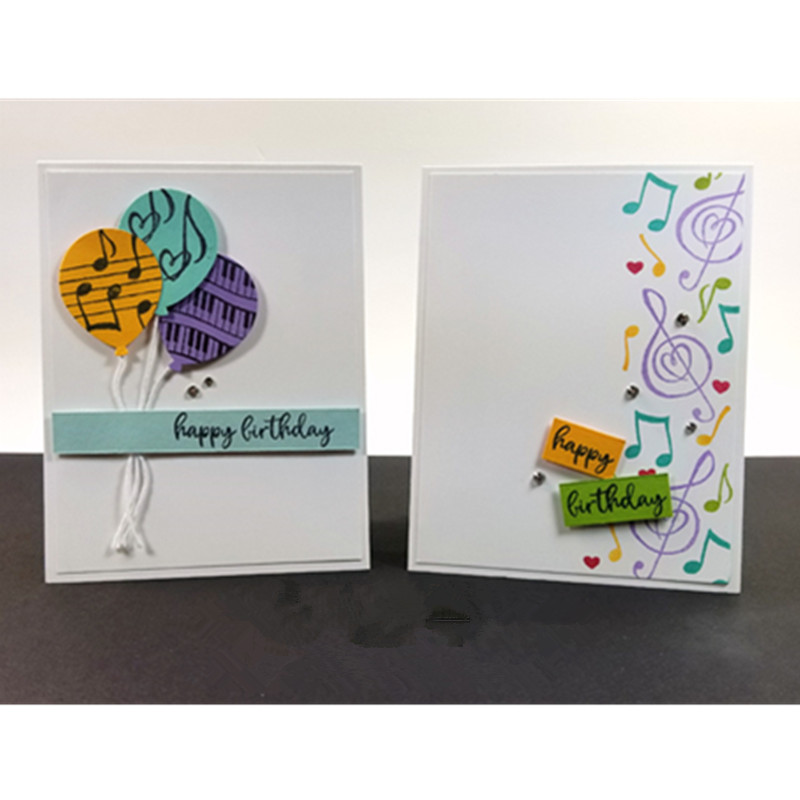 Muziek Van De Hart Transparant Clear Stempel Voor Diy Scrapbooking Kaarten Maken Kids Fun Fotoalbum Decoratie Benodigdheden