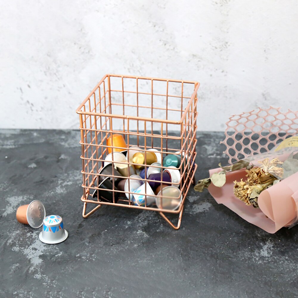 Capsules de café Nespresso universelles, panier de rangement Vintage, boîte de rangement noire pour café, Restaurant, salon de thé