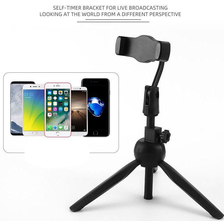 Universal Selfie Stick Live Tripod Monopod Selfie Stand Pod Tripe Mount Clip for Gopro Smartphone SLR Camera: Default Title