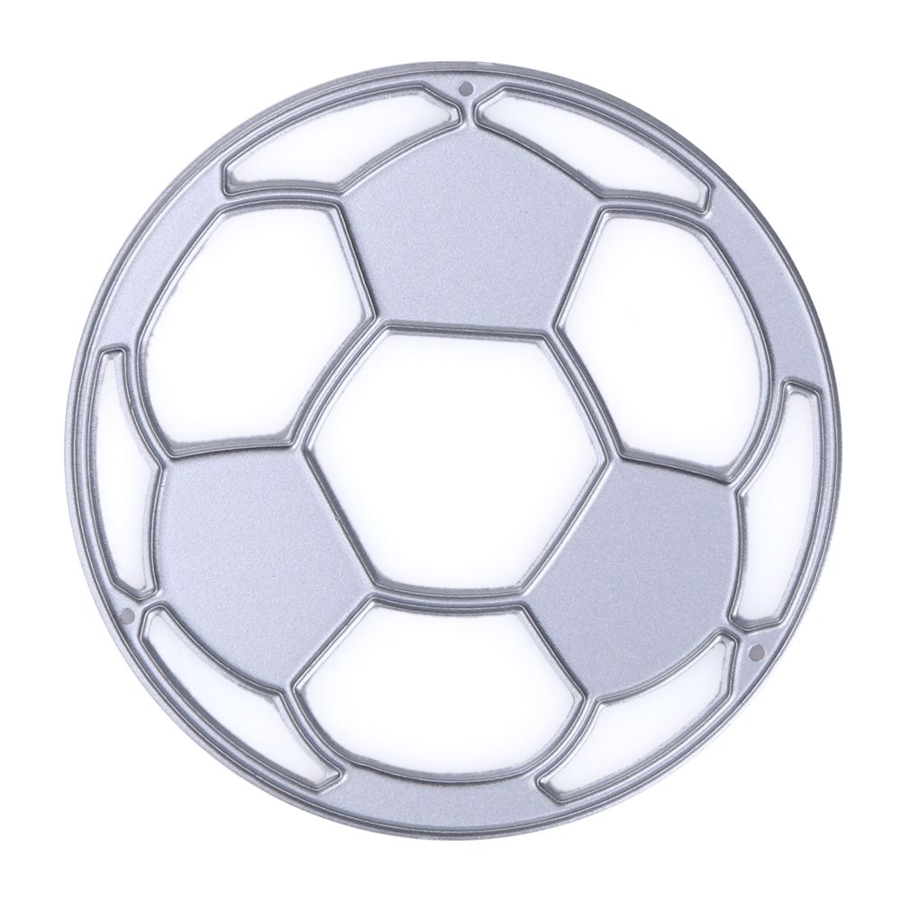 Fodbold skære dies fødselsdagsfest metal skære dies stencils til gør-det-selv scrapbog album stempel papir kort prægeform