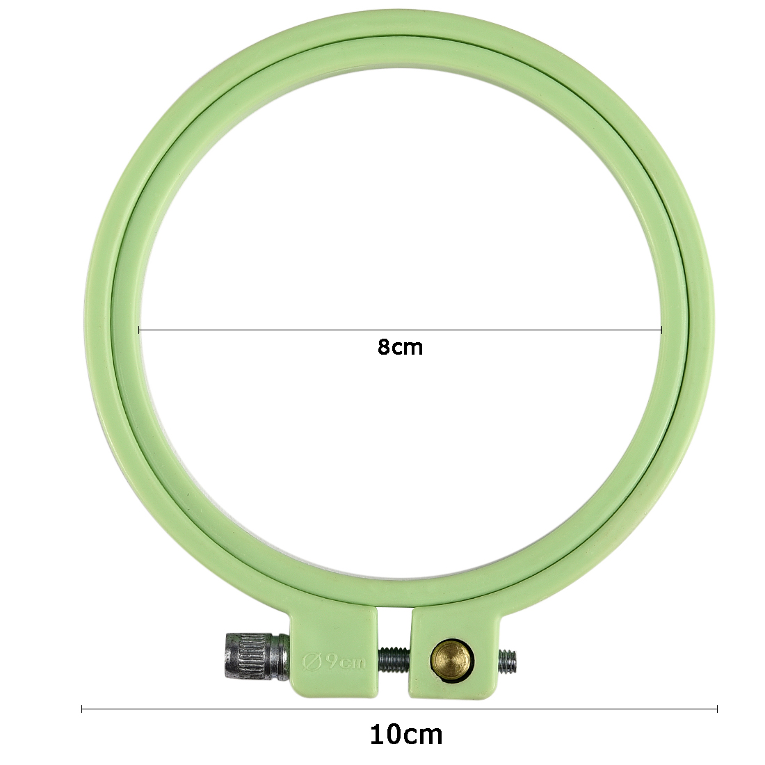 Obręcz robić haftowania z tworzywa ABS, prostokątna, kwadratowa, ramka robić haftowania, obręcz robić haftowania krzyżykowego, akcesoria robić szycia i rękodzieła.: Pomarańczowy