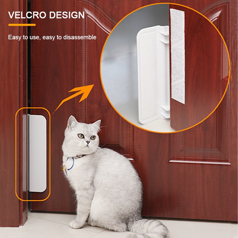 Puertas de plástico para gatos domésticos, abridor de puerta para perros, para entrada de seguridad, fácil con agujero, Kit de puerta para mascotas, producto para mascotas