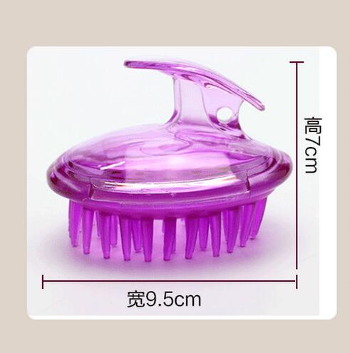 Siliconen Shampoo Haar Massage Borstel Hoofdhuid Kam Head Cleaning Massager Huisdier Douche Body Stress Relax