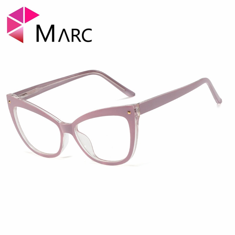 MARC brilmontuur cat eye Bril frame Vrouwen Brillen optische frames Clear bijziendheid zwart rood brillen frame 93343
